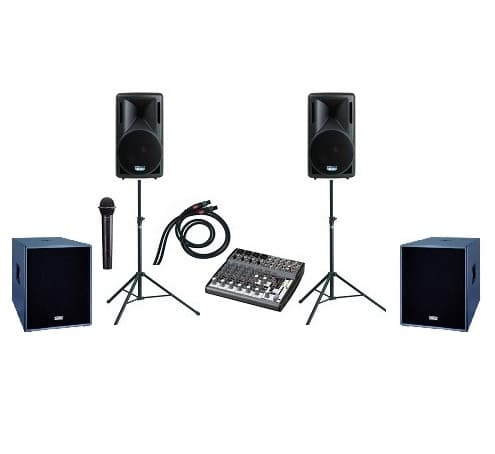 השכרת מערכת הגברה 2000 RMS