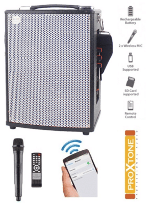 השכרת בידורית ניידת נטענת 100W