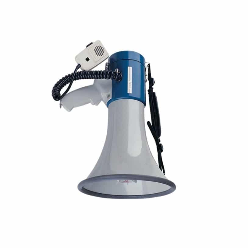 מגפון ידני Ab-30 עם מיקרופון נישלף 30W