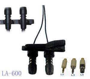 מיקרופון דש כפול Kmf La-600