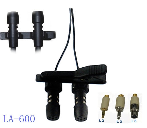 מיקרופון דש כפול Kmf La-600