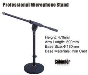 סטנד למיקרופון שולחני  Schimler S-22