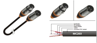 כבל XLR-XLR 10M Schimler — תמונה 3