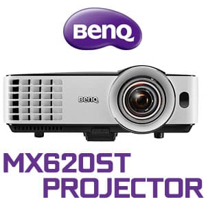 מקרן BenQ MX620ST + סטרימר i2 מתנה!!!! — תמונה 3