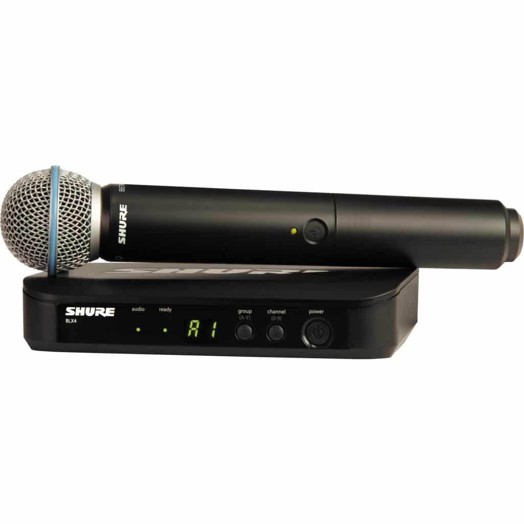 מיקרופון אלחוטי SHURE BLX24E/BETA58 — תמונה 3