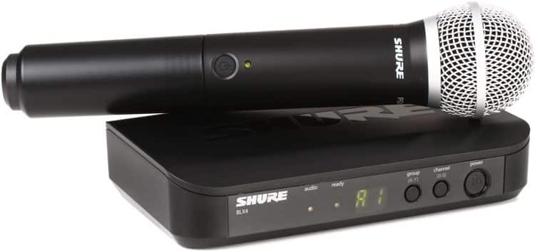 מיקרופון אלחוטי SHURE BLX24E/PG58 — תמונה 2