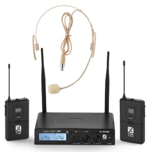 זוג מדונות אלחוטיות מבית TRX Audio U-6298 תדר משתנה