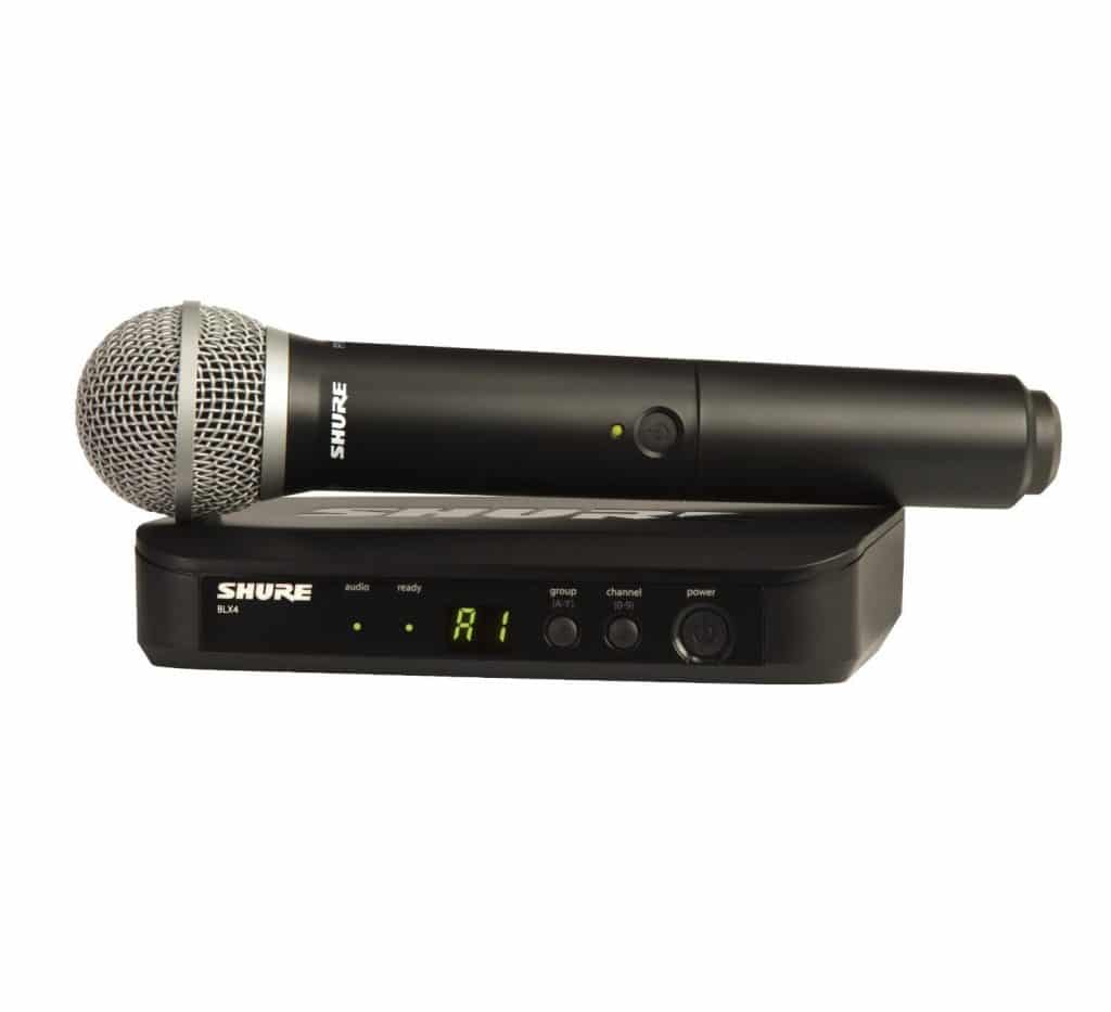 מיקרופון אלחוטי SHURE BLX24E/PG58