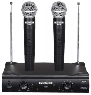 זוג מיקרופונים אלחוטייים PROXTONE V-509
