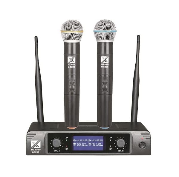 זוג מיקרופונים אלחוטיים מבית TRX Audio U-5296