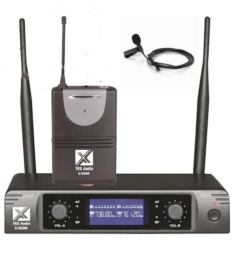 מיקרופון דש איכותי למרצה מבית TRX Audio U-5096MH