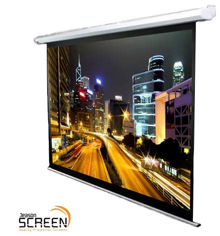 מסך הקרנה חשמלי JS 240X180