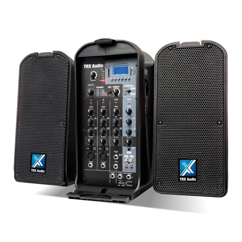 מערכת הגברה ניידת מקצועית TRX Audio P4000