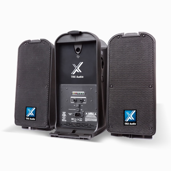 מערכת הגברה ניידת מקצועית TRX Audio P4000 — תמונה 2