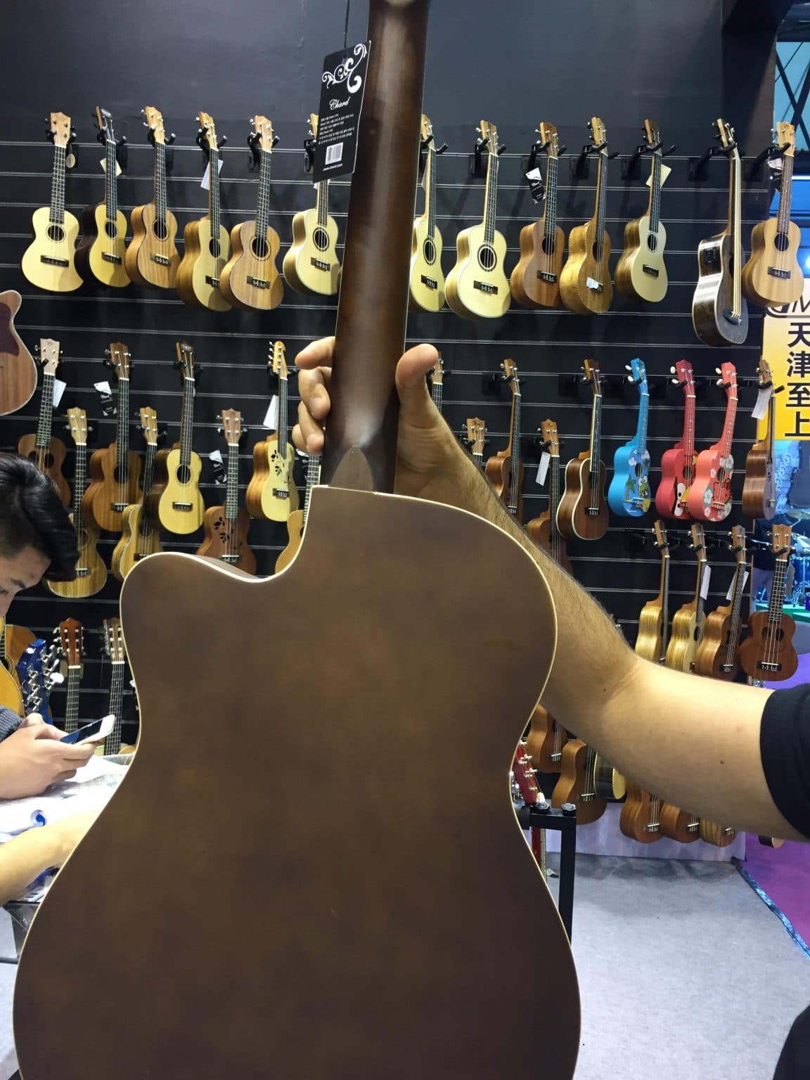 גיטרה אקוסטית (3/4) CHARD EB16 Wood Nat — תמונה 3