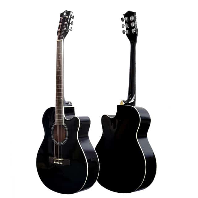 גיטרה אקוסטית (3/4) CHARD C38 Black — תמונה 2