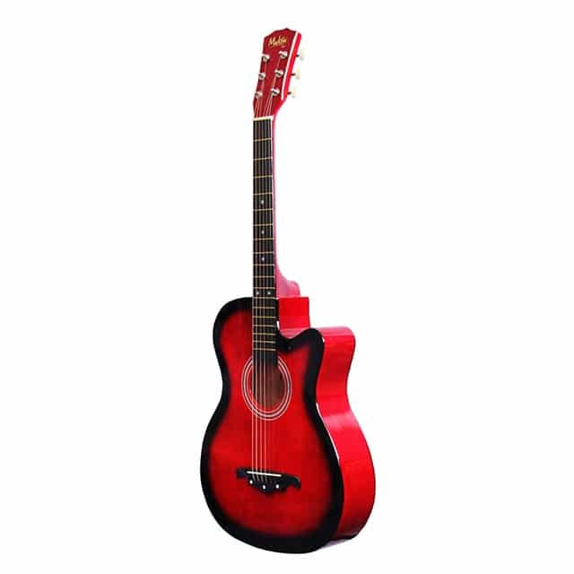 גיטרה אקוסטית (3/4) CHARD C38 Red — תמונה 3