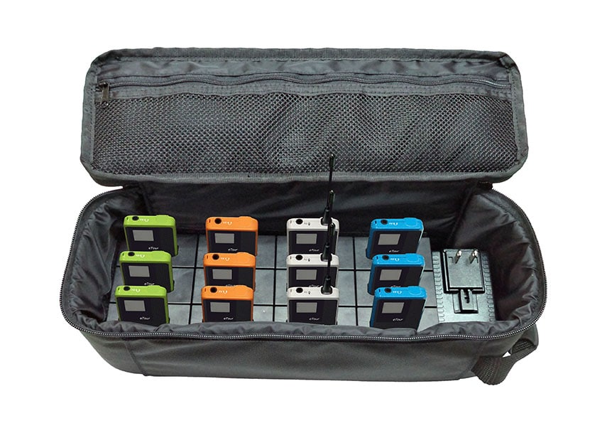 מזוודת טעינה למערכת תרגום סימולטני PROXTONE X12