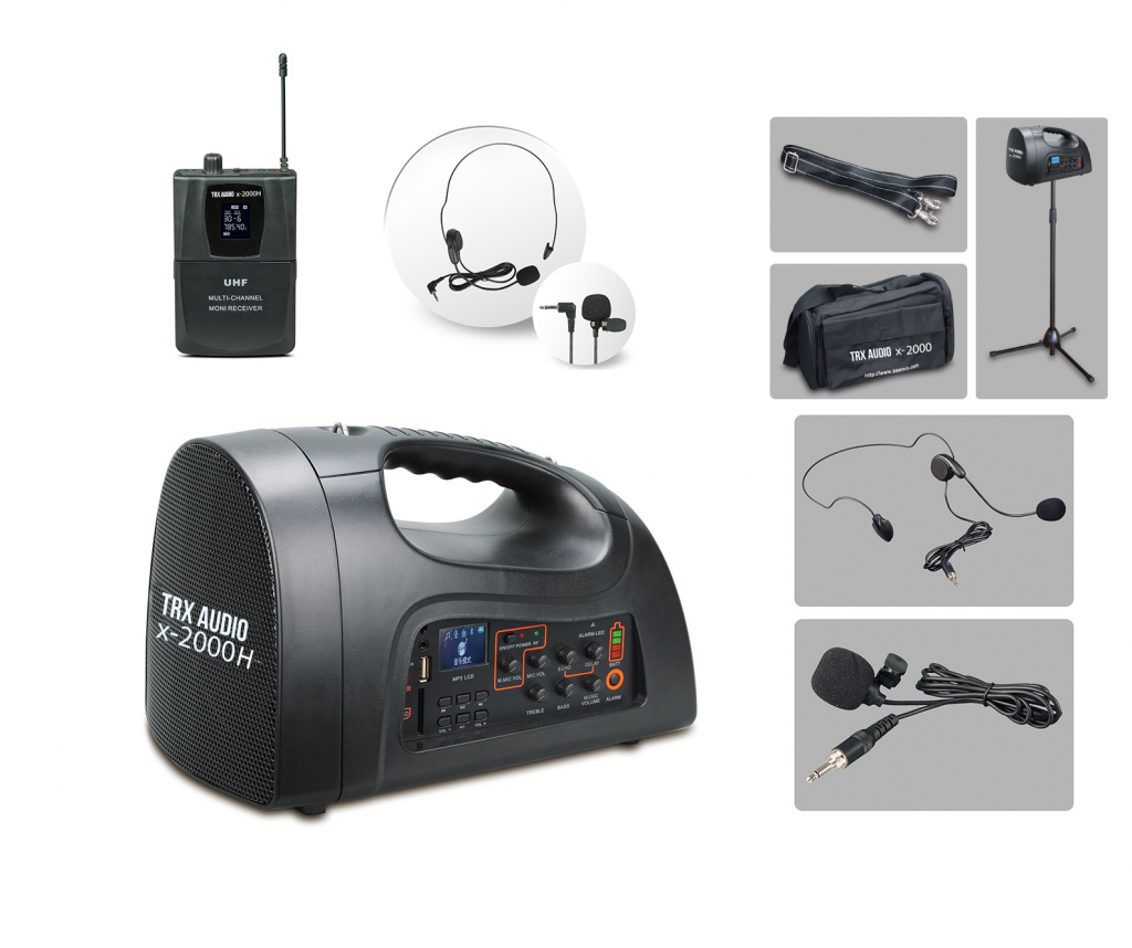 בידורית ניידת מקצועית כולל מדונה TRX AUDIO X2000