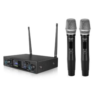 זוג מיקרופונים אלחוטיים מבית TRX Audio X5000 תדר משתנה
