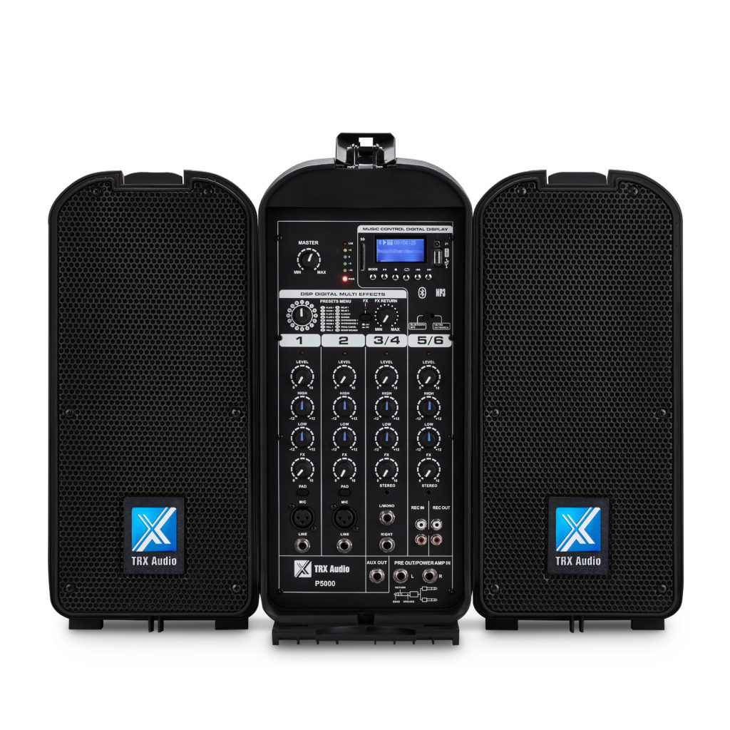 מערכת הגברה ניידת מקצועית TRX Audio P5000