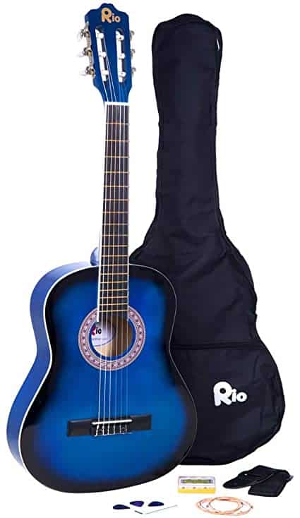 גיטרה קלאסית (גודל 4\3) Belmonti-M831 BLUE — תמונה 3