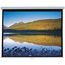 מסך הקרנה חשמלי 2.30X2.30 מטר BSM-Vision