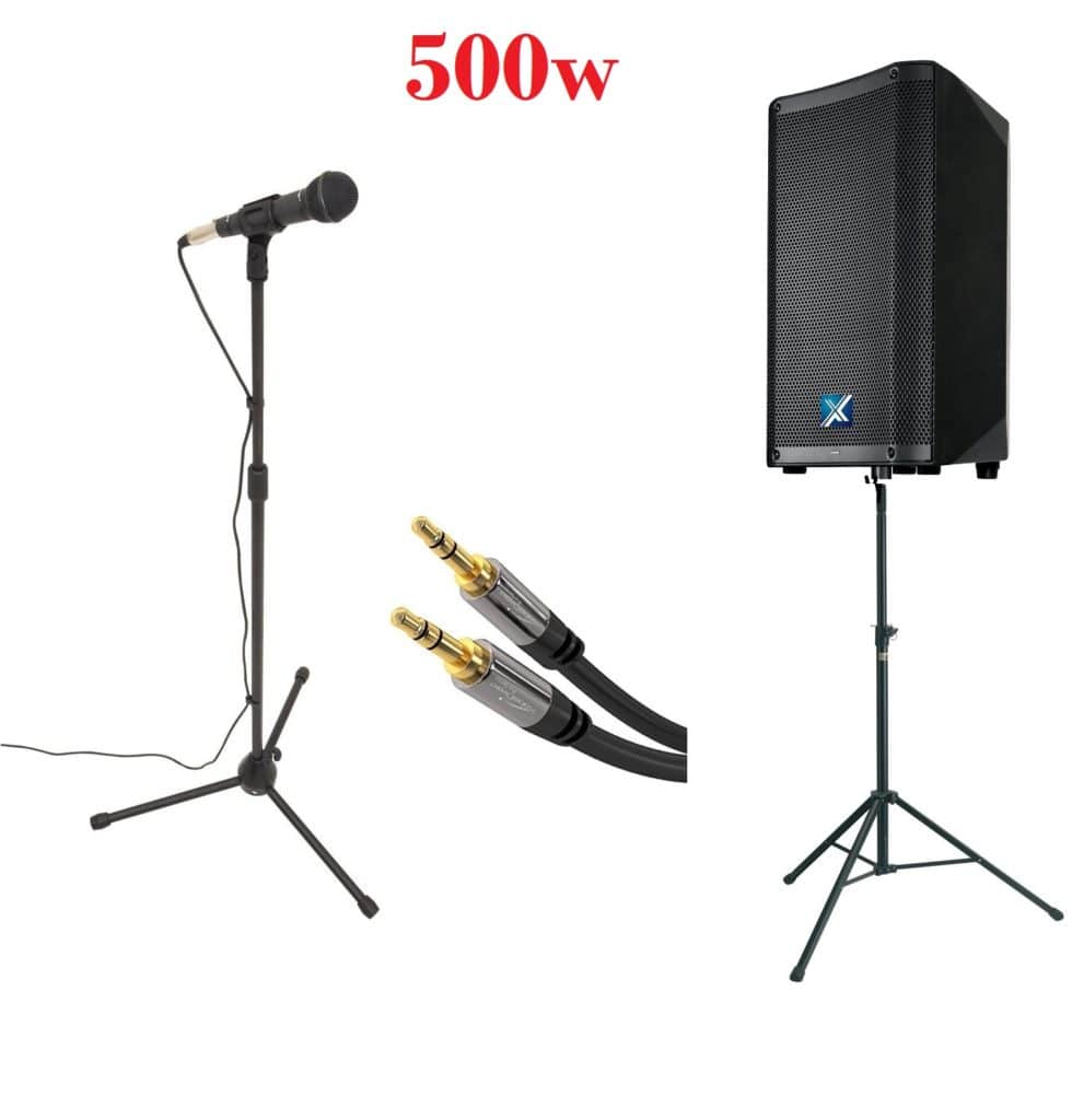 השכרת מערכת הגברה 500W פרימיום