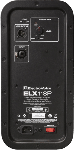 סאב מוגבר electro voice ELX-118P — תמונה 2