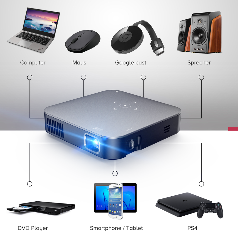 מקרן נייד CLX XP9-Android — תמונה 5