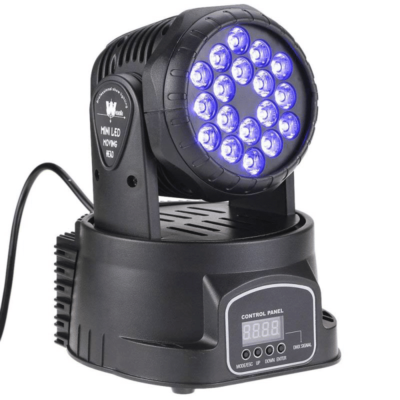 פנס חכם 18PCS*5W LED Moving Head Light