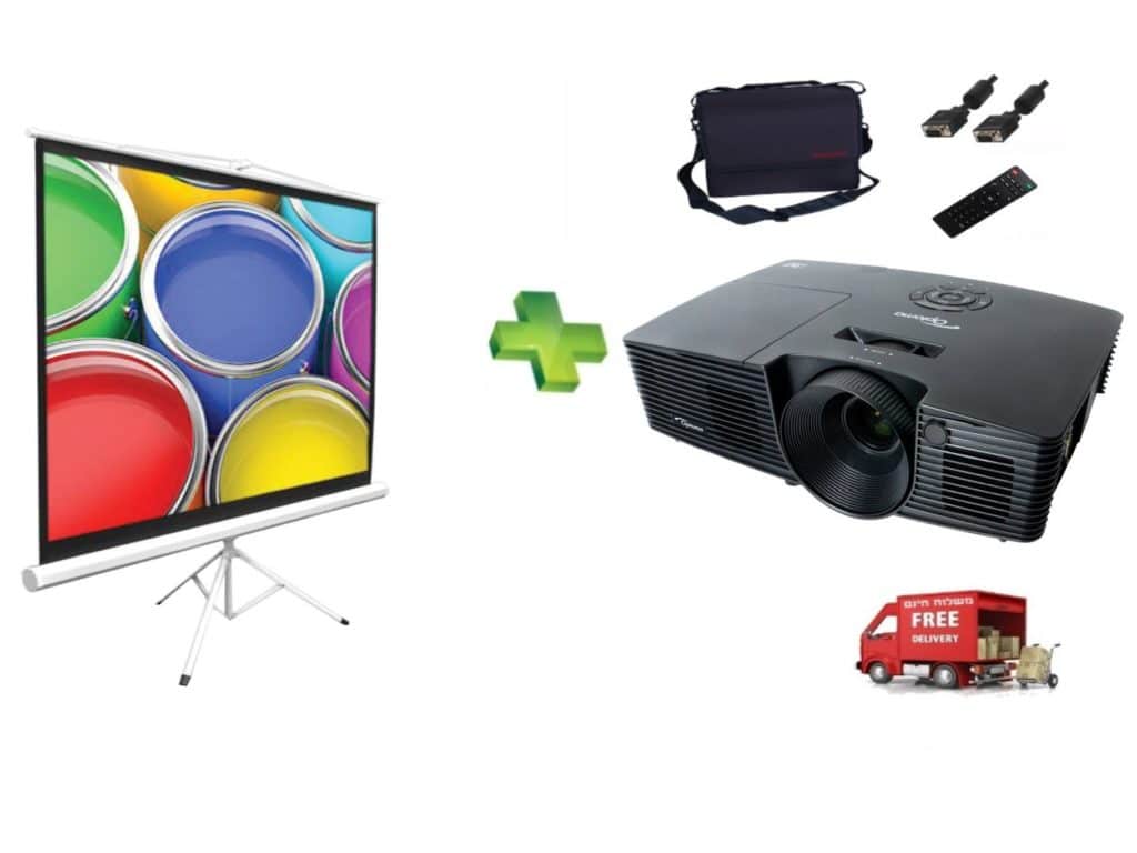 חבילת הקרנה Optoma HD1