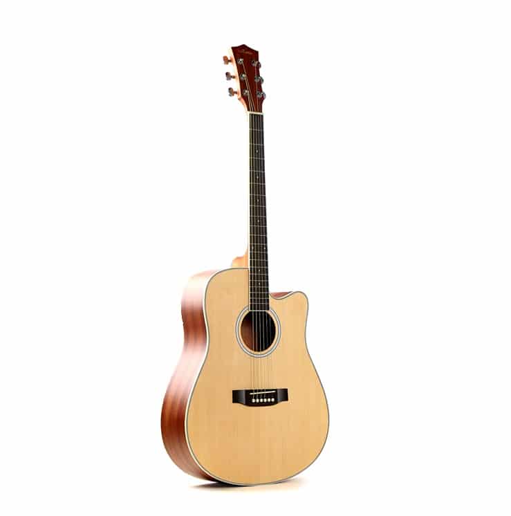 גיטרה אקוסטית (גודל מלא 40") CHARD F4040 Wood Nat