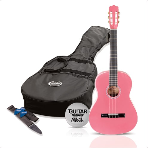 גיטרה קלאסית (גודל 2\1) Belmonti-M5320 PINK — תמונה 3
