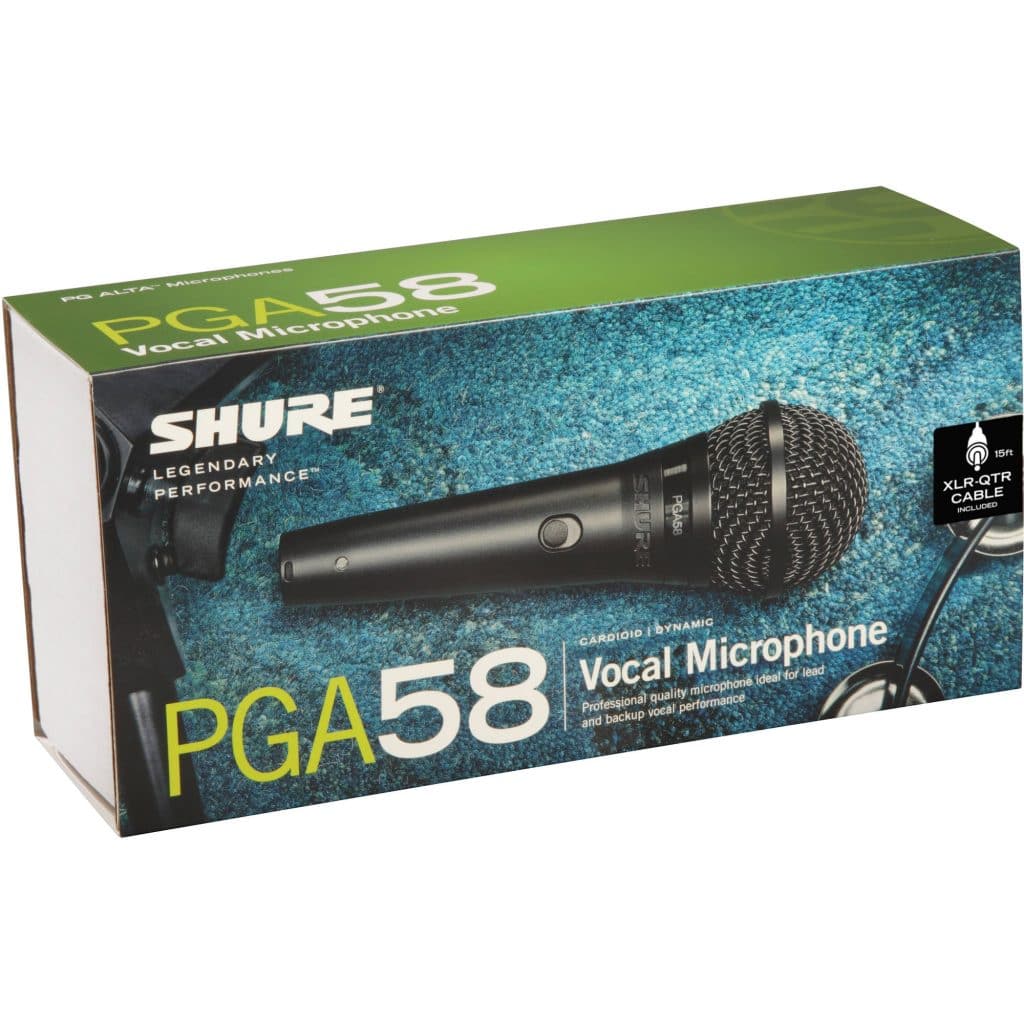 ‏מיקרופון דינמי Shure PGA58 שור — תמונה 2