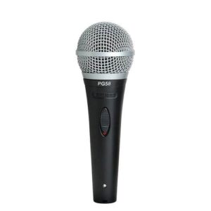 ‏מיקרופון דינמי Shure PG58 שור