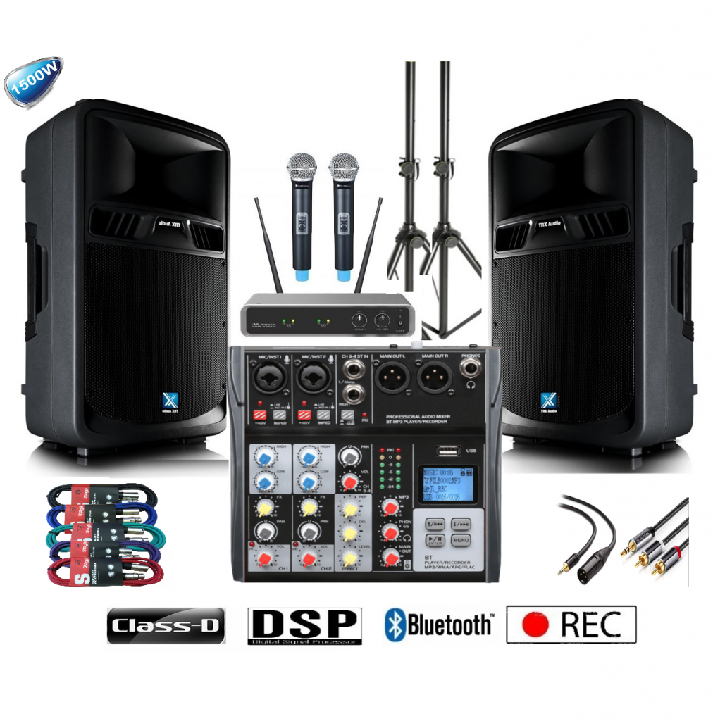 מערכת הגברה TRX-AUDIO Q10-1000W