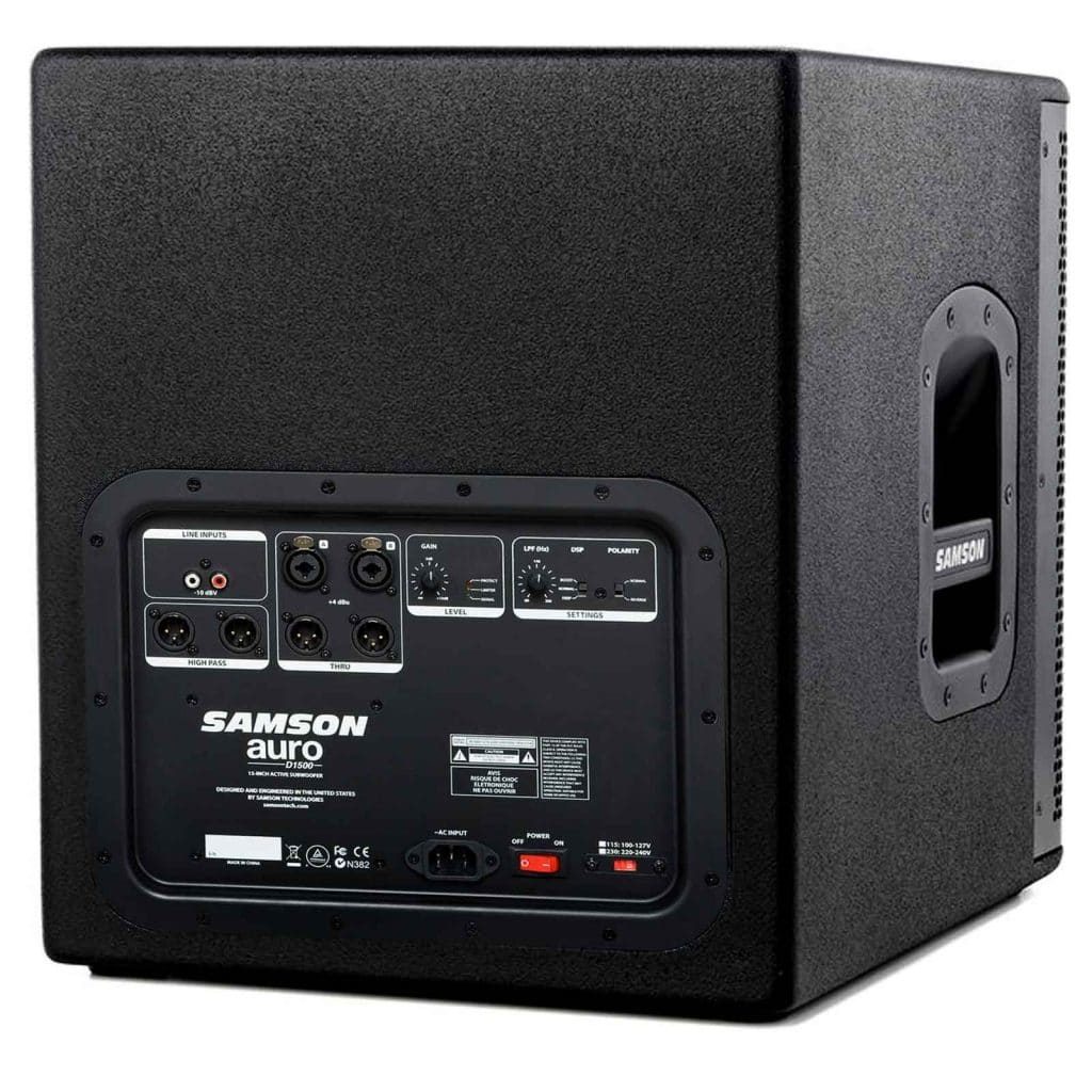 סאבוופר מוגבר Samson Auro D1500 — תמונה 2
