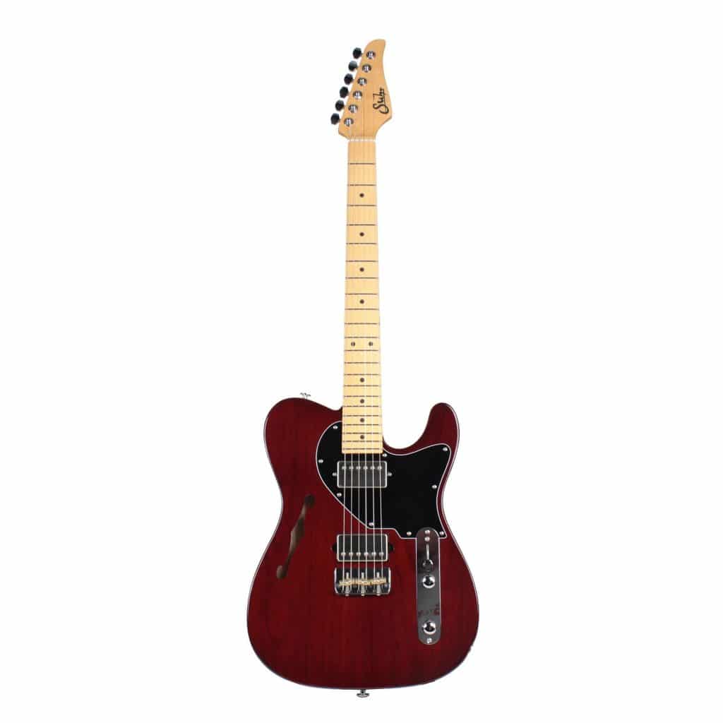 גיטרה חשמלית עם נפח SUHR ALT T PRO TRANS BROWN