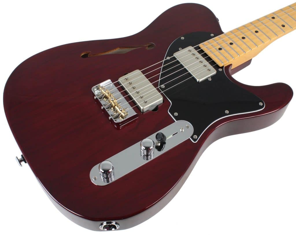 גיטרה חשמלית עם נפח SUHR ALT T PRO TRANS BROWN — תמונה 2