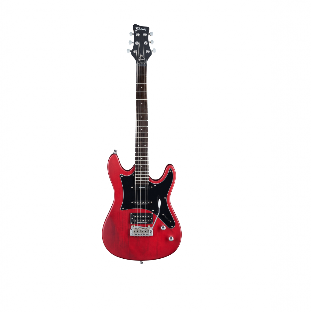 גיטרה חשמלית FRAMUS FDS Diablo Pro Burgundy Red Transparent Satin