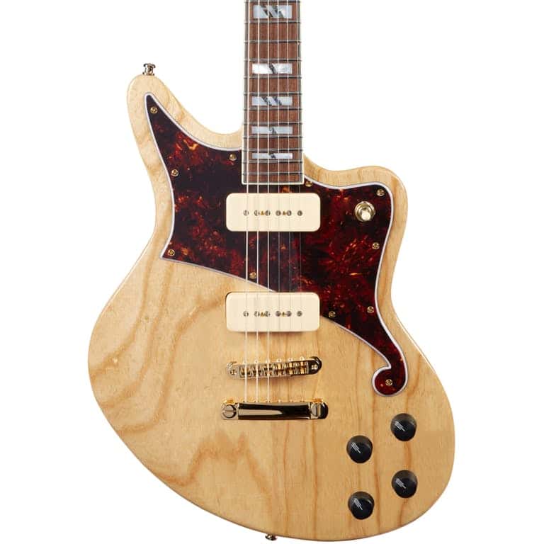גיטרה חשמלית D'Angelico DELUXE BEDFORD NATURAL — תמונה 4
