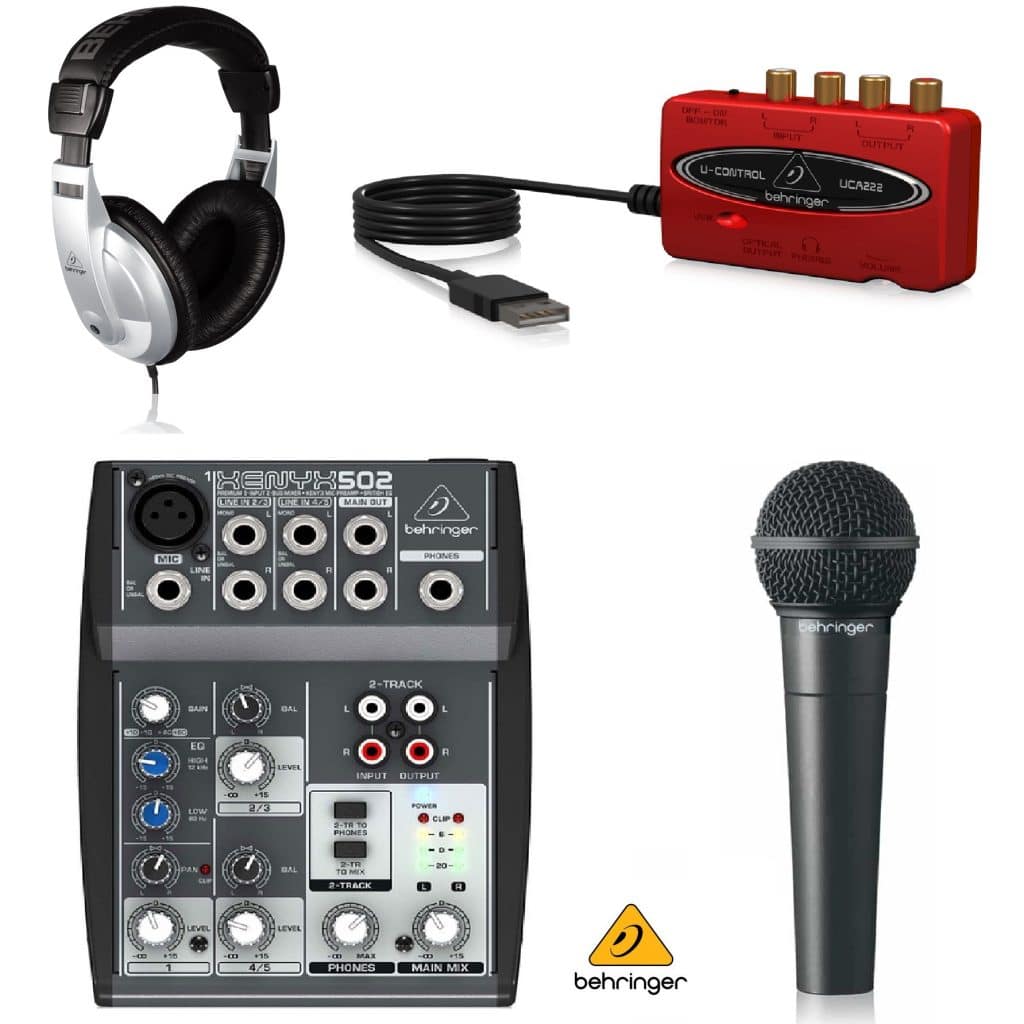 חבילת אולפן חלקית Behringer Studio Basic1