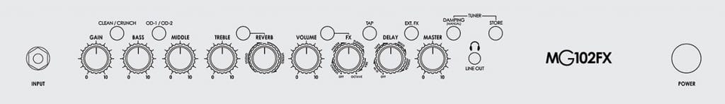 מגבר לגיטרה חשמלית מרשל MG-102FX Marshall — תמונה 2