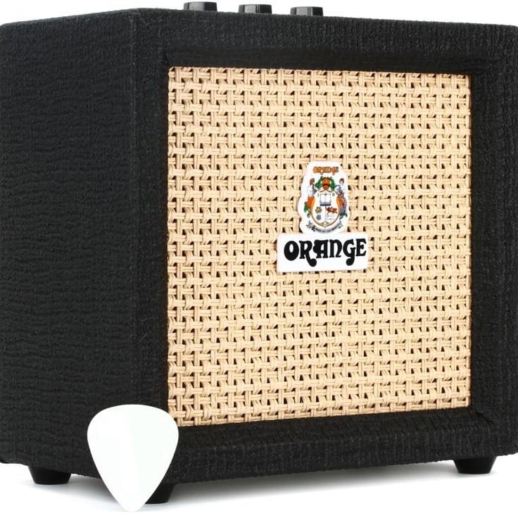 מגבר מיני לגיטרה שחור ORANGE CRUSH-MINI-BK AMP 3WATT