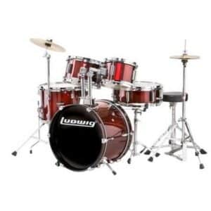 מערכת תופים לילדים Ludwig LJR106 - RED