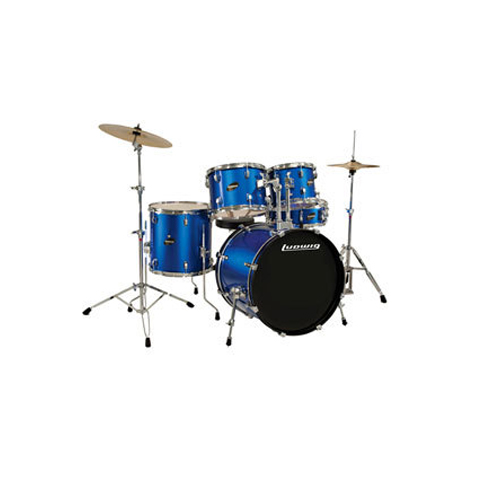 מערכת תופים "20 עם אביזרים LUDWIG Evolution Blue Sparkle