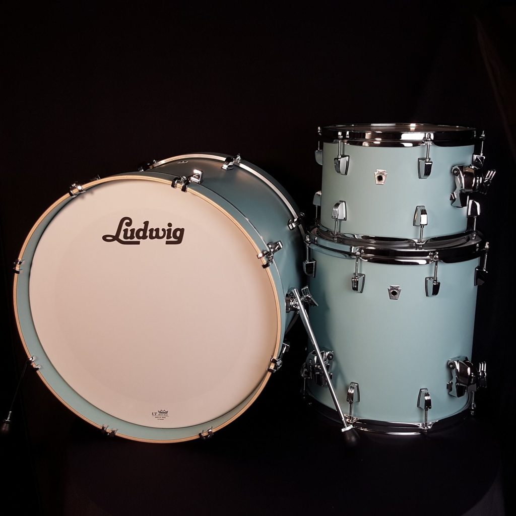 מערכת 3 חלקים "20 Ludwig L24023TX3R NEUSONIC SKYLINE BLUE — תמונה 3