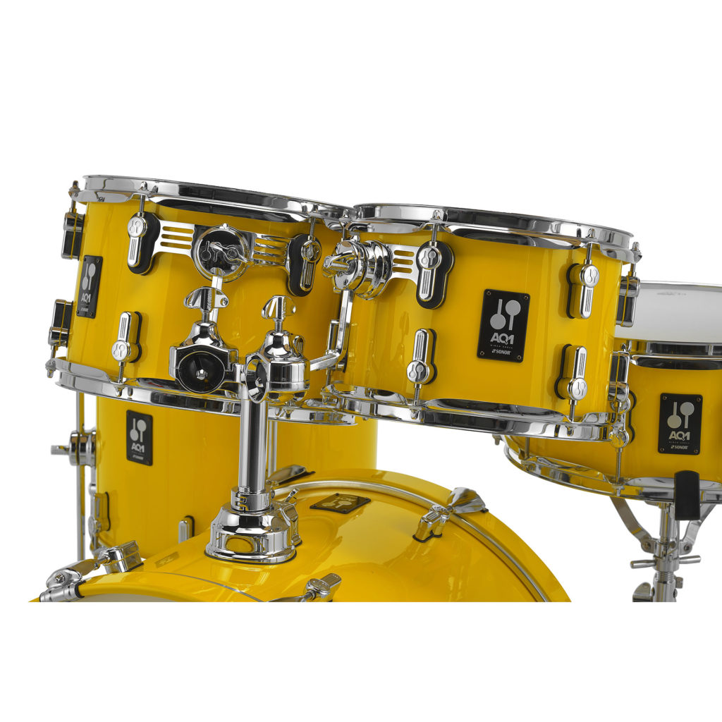 מערכת תופים 5 חלקים + אביזרים "22 SONOR AQ1 Stage Set YW 17345 Yellow — תמונה 3
