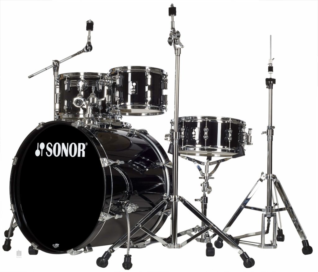 מערכת תופים 5 חלקים + אביזרים "20 SONOR AQ1 Studio Set Piano Black — תמונה 4